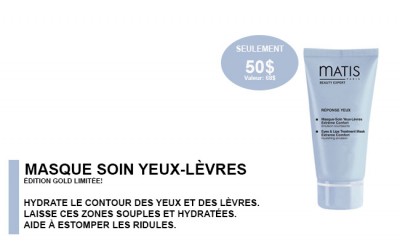 Masque Soins Yeux-Lèvres