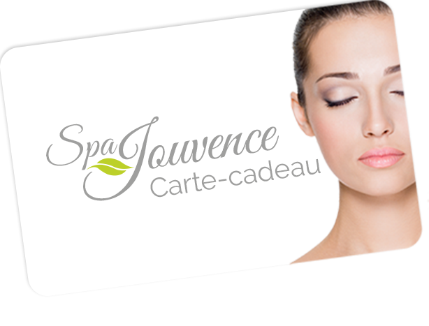 Carte-cadeau de Spa Jouvence, salon d'esthétique, de massothérapie et de perte de poids