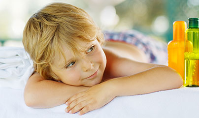 Massage détente Enfant