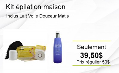 KIT ÉPILATION MAISON