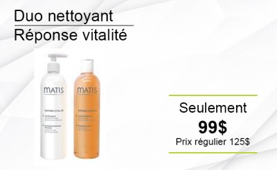 Soin démaquillant lait et lotion vitalité