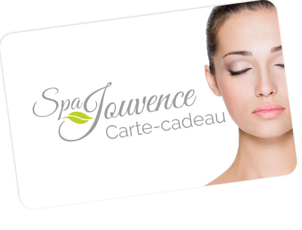 Carte-cadeau de Spa Jouvence, salon d'esthétique, de massothérapie et de perte de poids